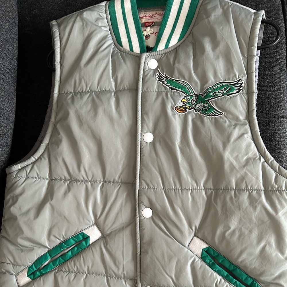 Philadelphia Eagles vintage vest Sz M **RARE**